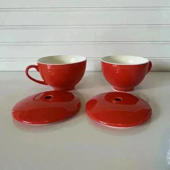 Tea Forté Lidded Cup‎ Mug Red, Limited E2020 - Picture 9 of 9